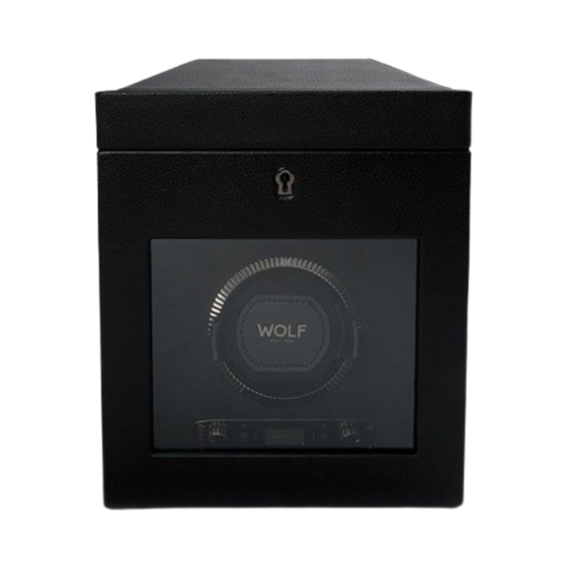 792102 Wolf 1834 British Racing Single Watch Winder with Storage Black
