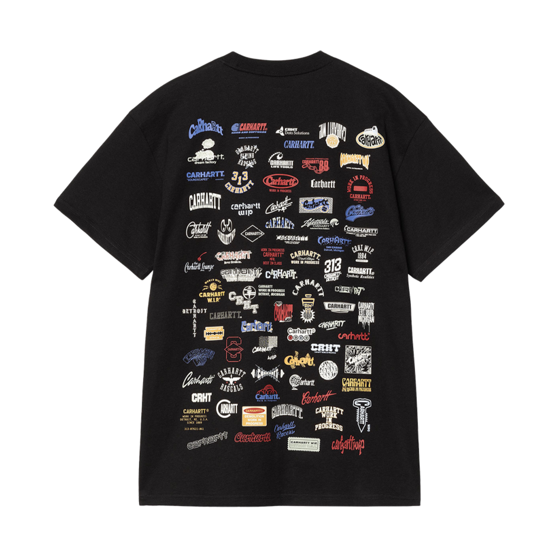 I034643-89-XX Carhartt WIP Loose Fit S/S Logo T-Shirt Black