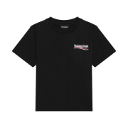(Kids) Balenciaga Political Campaign T-Shirt Black