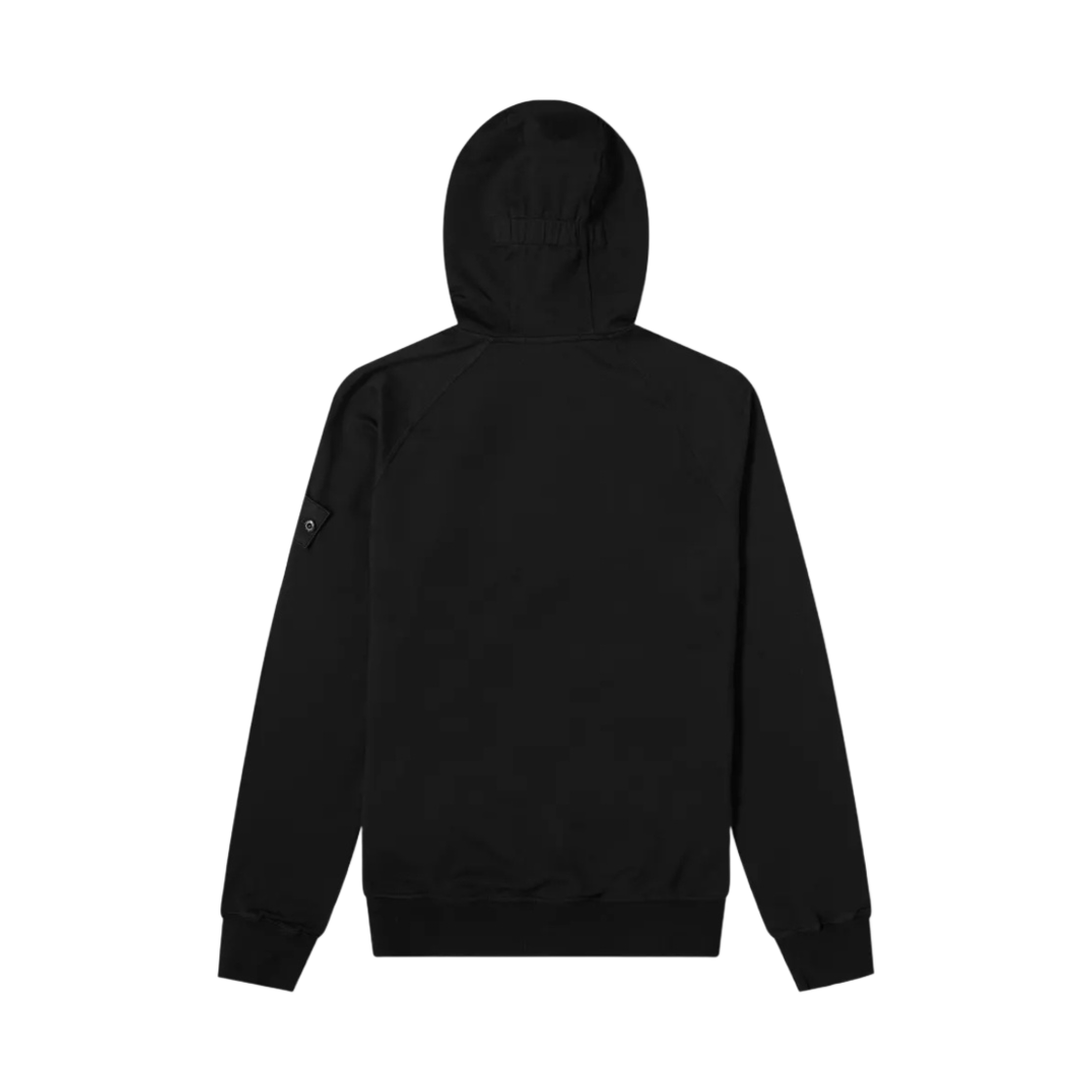 스톤 아일랜드 653F3 고스트 피스 코튼 스트레치 플리스 후드 스웨트셔츠 블랙 - 21SS(Stone Island 653F3 Ghost Piece Cotton Stretch Fleece Hooded Sweatshirt Black - 21SS) - 2