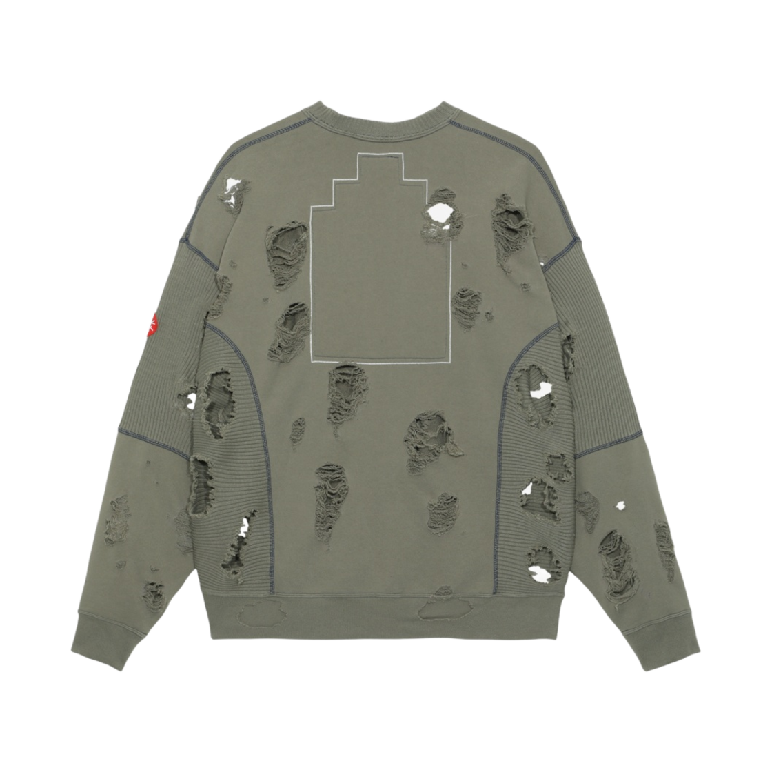 카브엠트 플라그 와이드 립 컷 크루넥 올리브 - 23SS(Cav Empt Plague Wide Rib Cut Crew Neck Oilve - 23SS) - 2