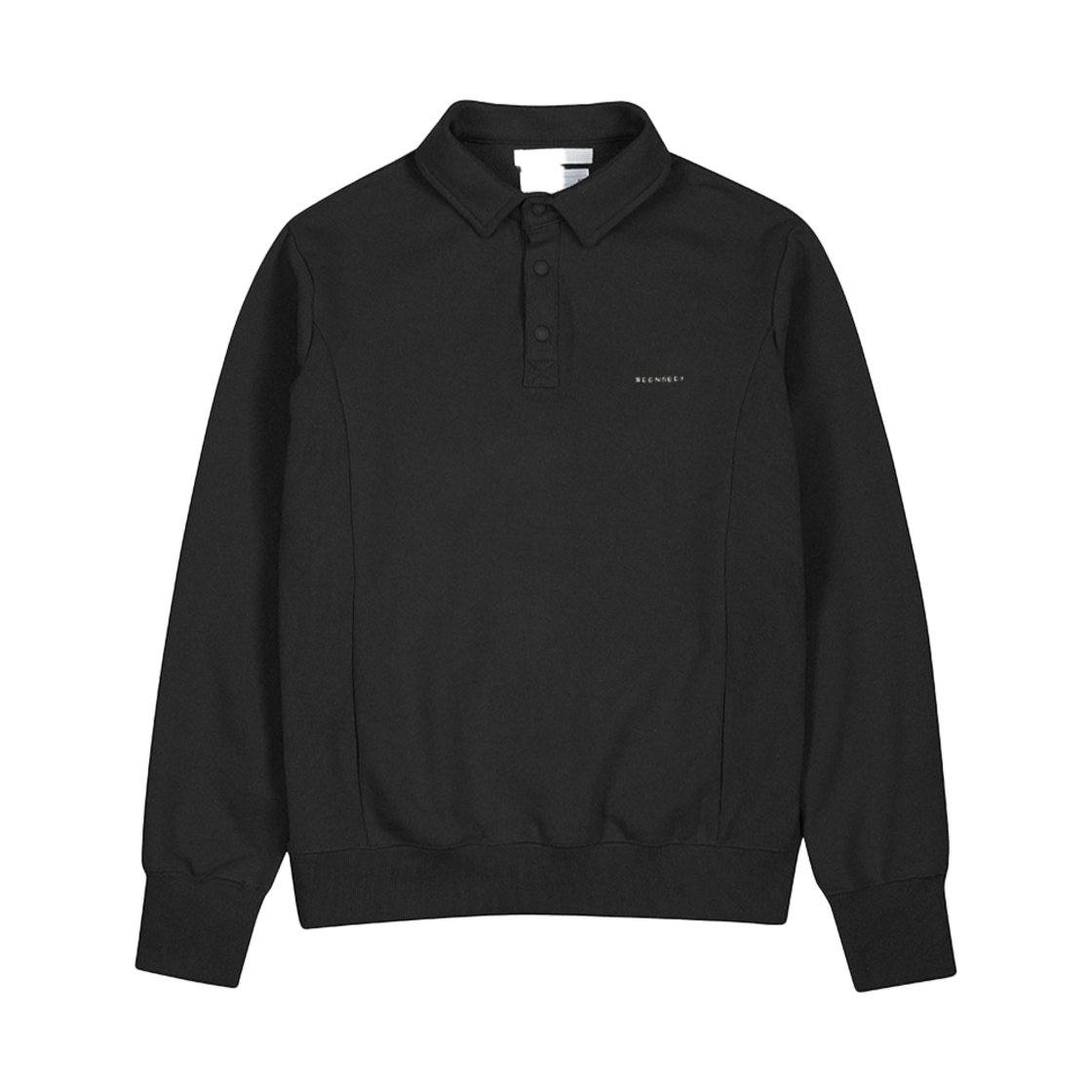 씬 패널드 카라 스웨트셔츠 블랙(SEEN Paneled Collar Sweatshirts Black)
