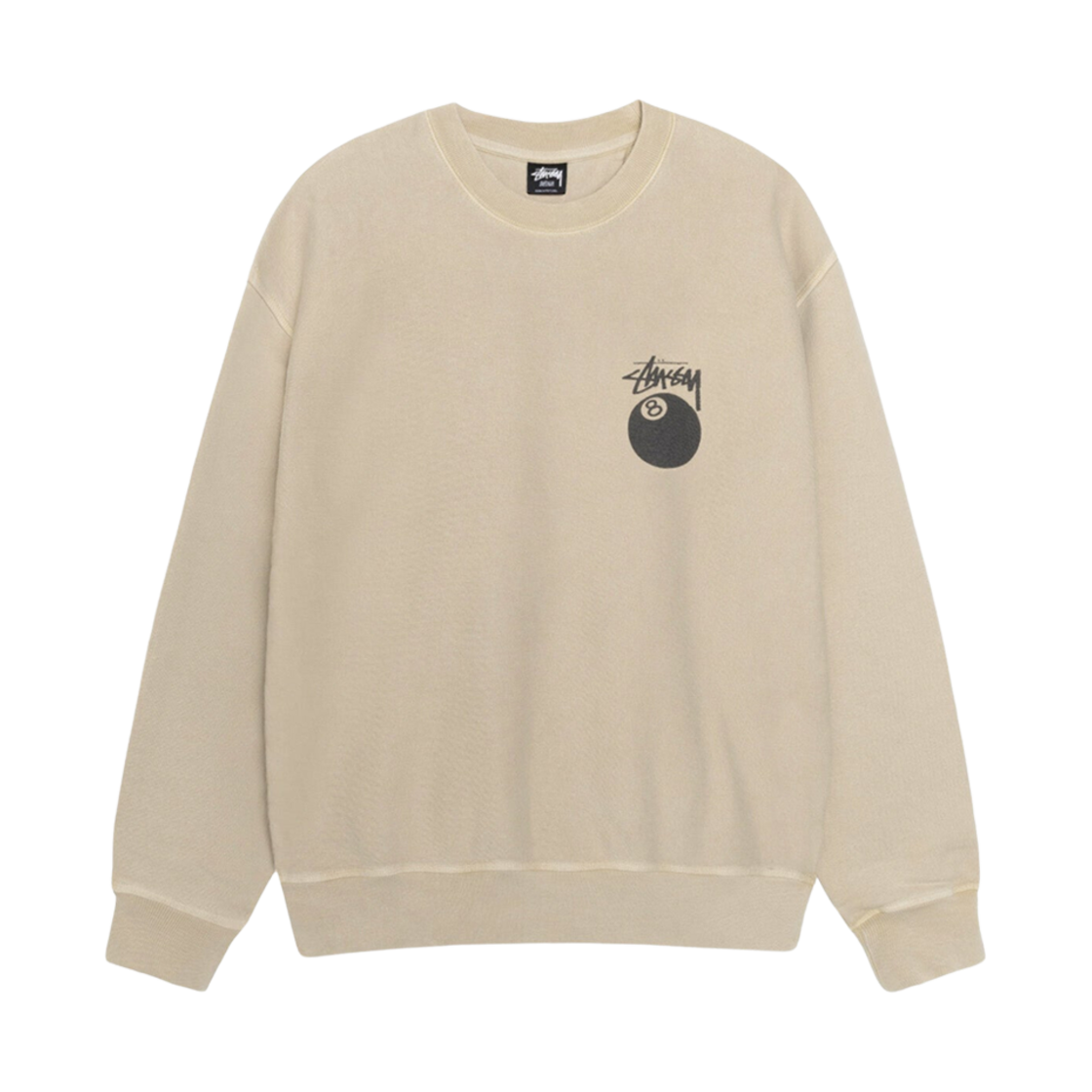 스투시 8볼 크루 피그먼트 다이드 카키(Stussy 8 Ball Crew Pigment Dyed Khaki) - 2