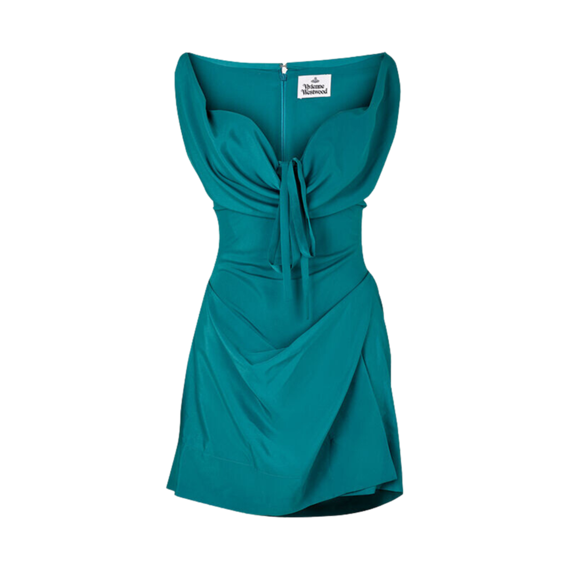 (W) 비비안 웨스트우드 이보나 코르셋 미니 드레스 그린((W) Vivienne Westwood Iwona Corset Mini Dress Green) - 1
