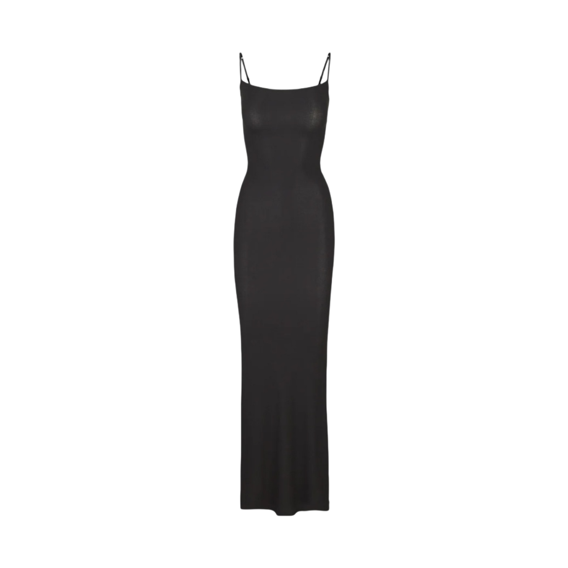 (W) 스킴스 소프트 라운지 롱 슬립 드레스 오닉스((W) Skims Soft Lounge Long Slip Dress Onyx)