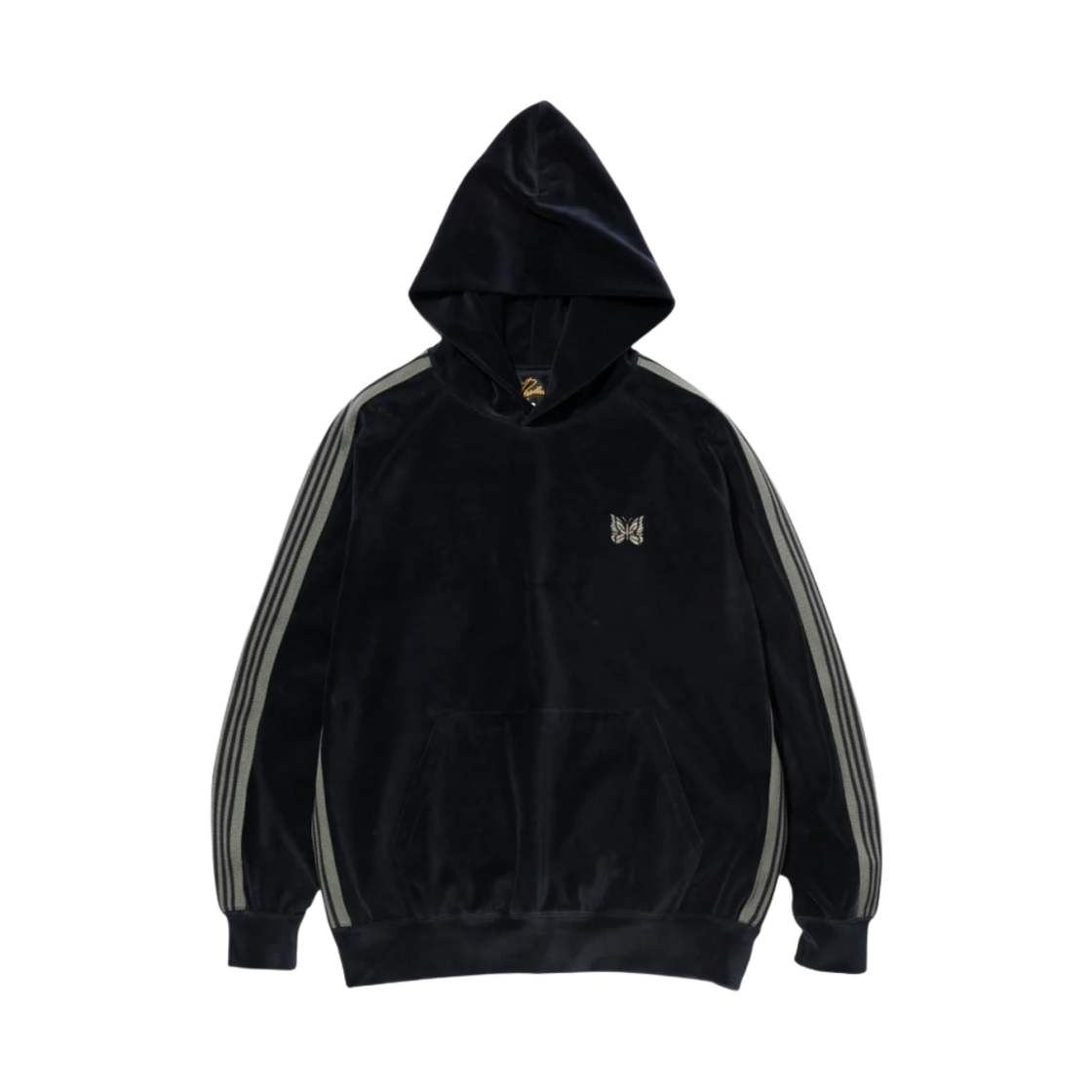 니들스 트랙 후드 벨루어 네이비