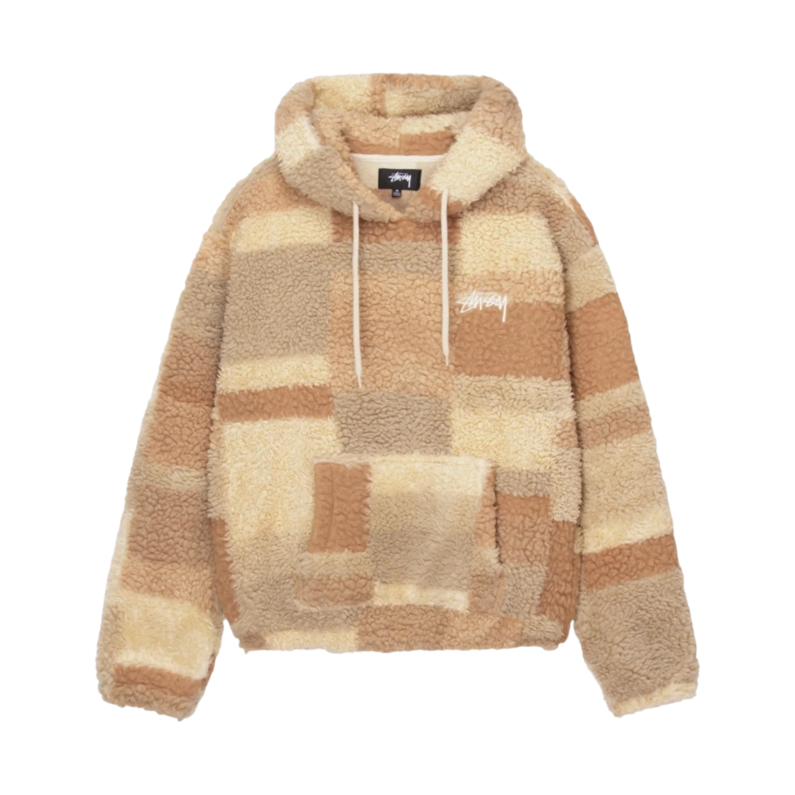 스투시 브론슨 쉐르파 후드 카키(Stussy Bronson Sherpa Hoodie Khaki) - 1