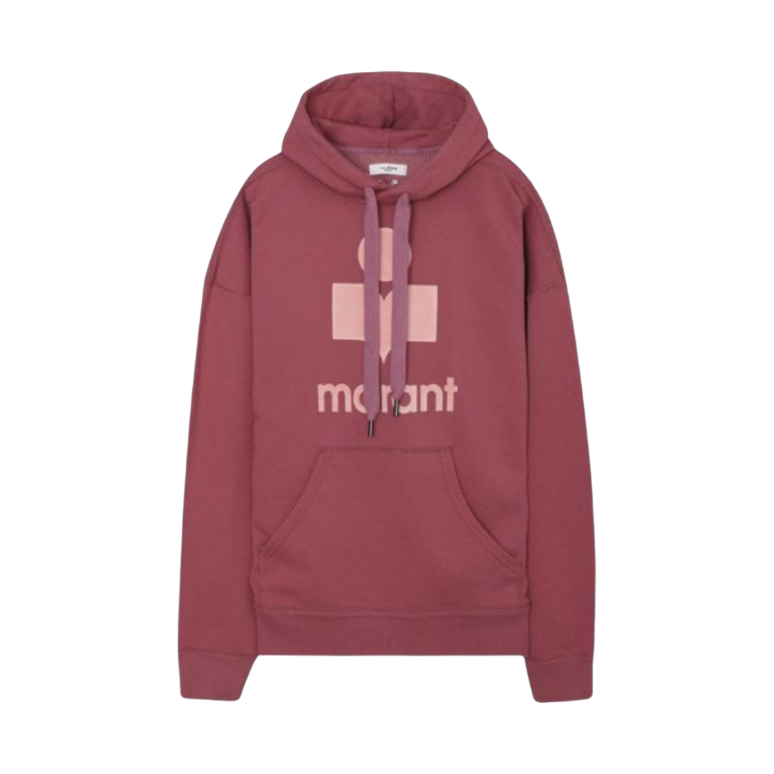 (W) 이자벨 마랑 만셀 오버사이즈 후드 스웨트셔츠 페이디드 로즈우드 - 22FW((W) Isabel Marant Mansel Oversized Hoodie Sweatshirt Faded Rosewood - 22FW) - 1