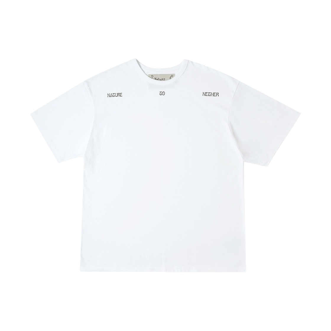 [네더월드 X 바호] 리프 티셔츠 화이트(Netherworld X Vaho Leaf T-Shirt White)