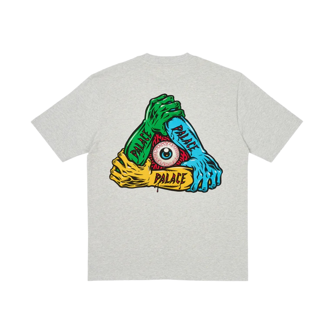 팔라스 암스 티셔츠 그레이 말 - 23FW(Palace Arms T-Shirt Grey Marl - 23FW) - 1