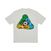 Palace Arms T-Shirt Grey Marl - 23FW