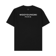 Wooyoungmi Cotton Back Logo T-Shirt Black - 24SS