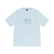 Stussy Laguna USA Pigment Dyed T-Shirt Sky Blue