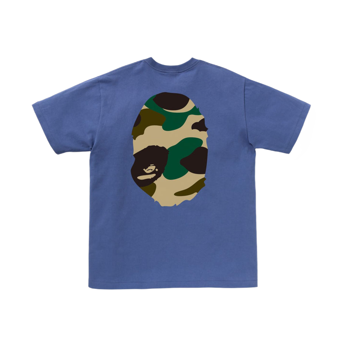 베이프 자이언트 퍼스트 카모 빅 에이프 헤드 티셔츠 네이비 옐로우(BAPE Giant 1st Camo Big Ape Head T-Shirt Navy Yellow) - 2