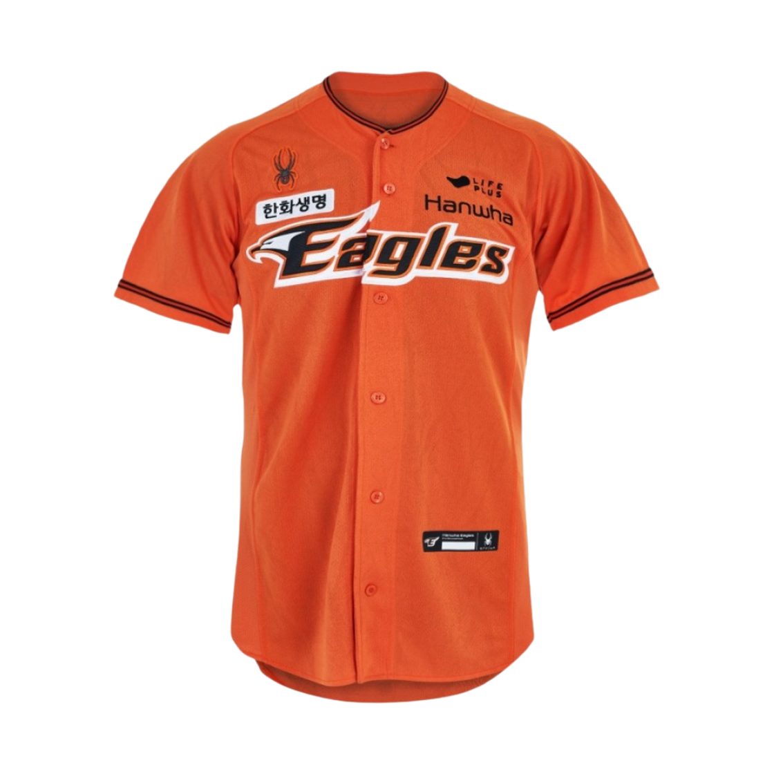 한화 이글스 스파이더 2024 어센틱 홈 유니폼 오렌지 (논 마킹 버전)(Hanwha Eagles Spyder 2024 Authentic Home Uniform Orange (Non Marking Ver.))