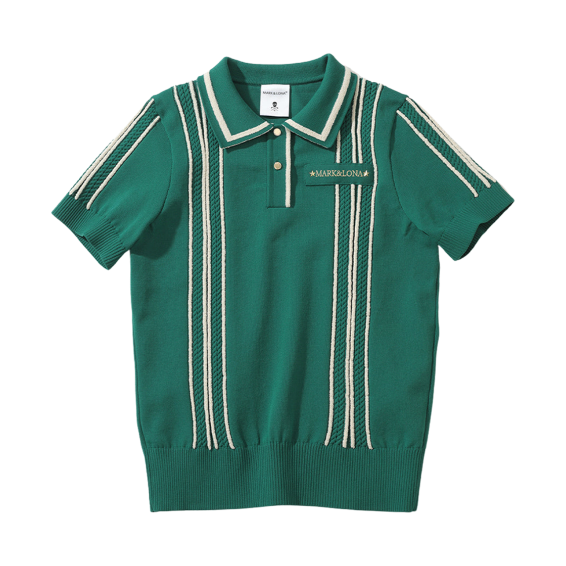 (W) 마크 앤 로나 에스쁘아 니트 폴로 그린((W) Mark & Lona Espoir Knit Polo Green) - 1