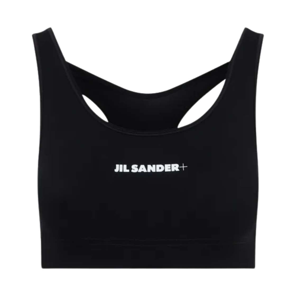 J40NC0002-J20031-001 (W) Jil Sander Logo Sports Bra Top Black