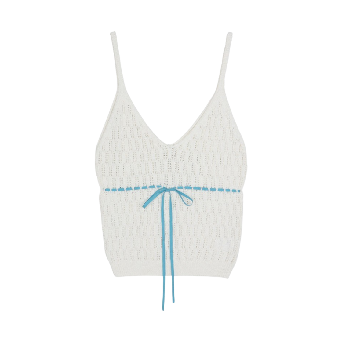 FOETO_160 FOETO Hannah Ribbon Knit White