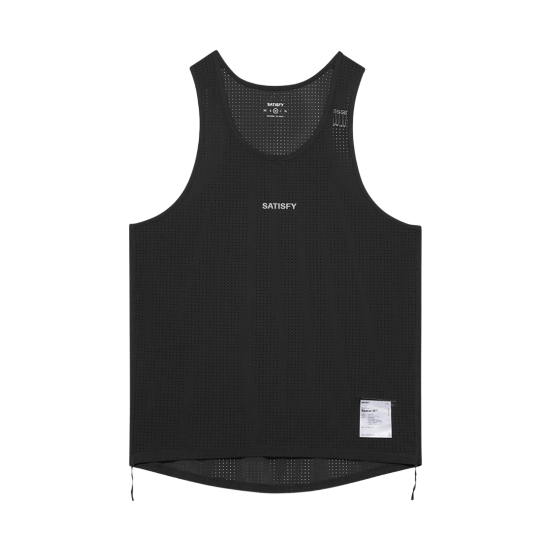 새티스파이 스페이스-O 싱글렛 블랙(Satisfy Space-O Singlet Black)