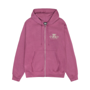Stussy Built To Last Zip Hoodie Berry