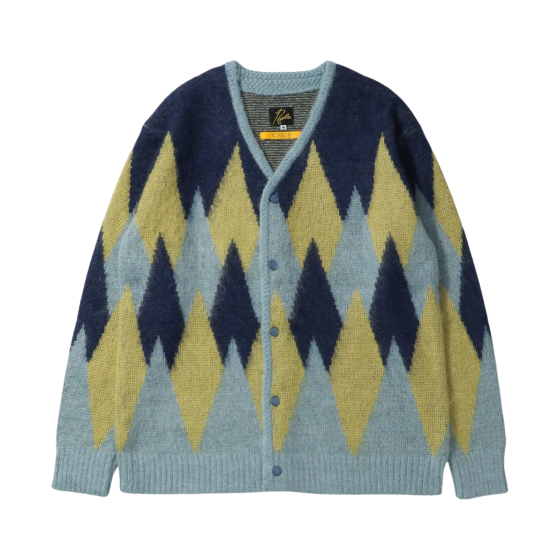 니들스 x 유니온 모헤어 가디건 다이아몬드 블랙(Needles x Union Mohair Cardigan Diamond Black)