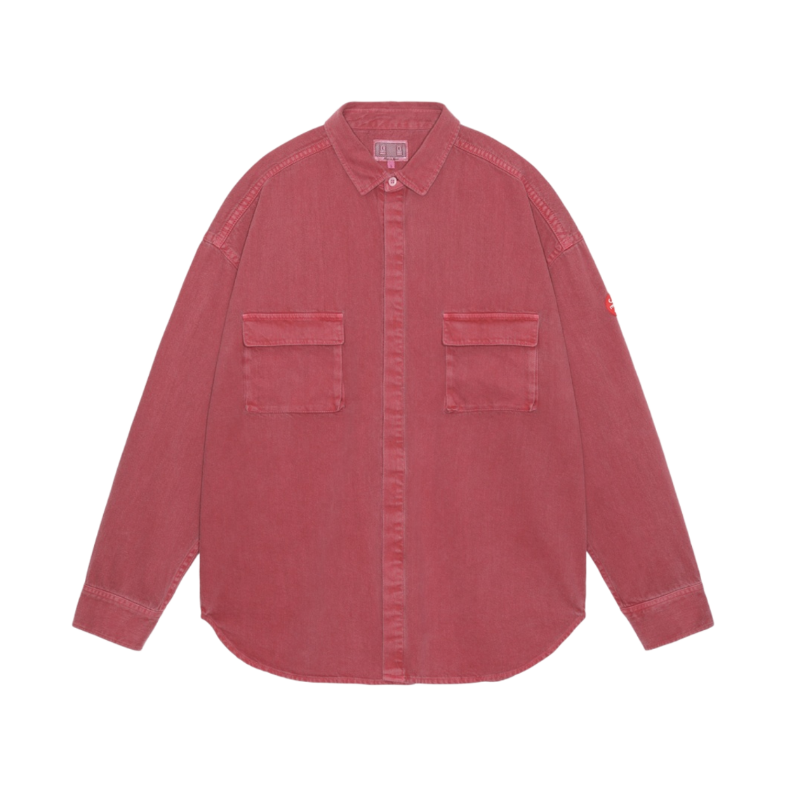 카브엠트 오버다이 컬러 데님 빅 셔츠 레드 - 23FW(Cav Empt Overdye Colour Denim Big Shirt Red - 23FW)