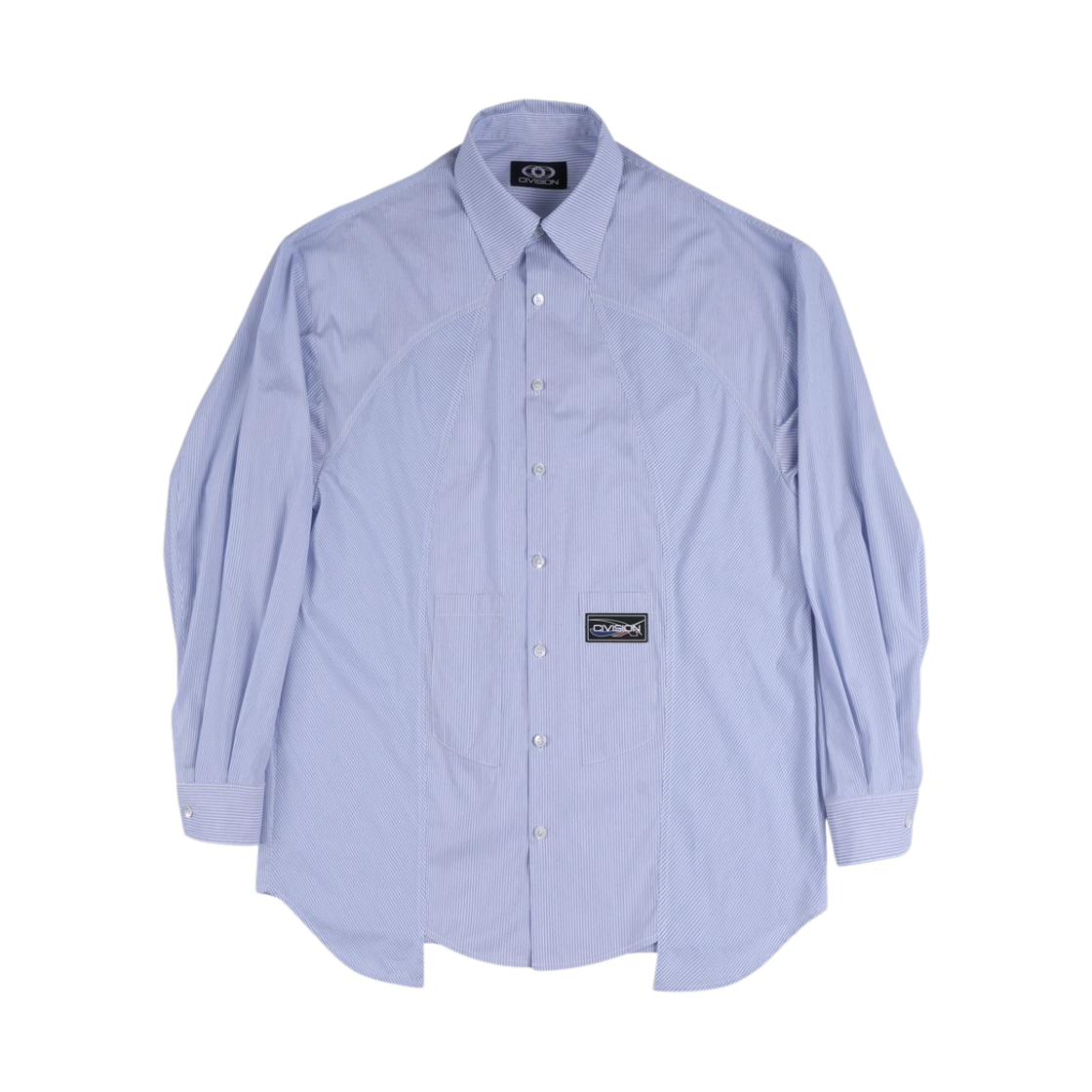 씨비전 바이 씨에스씨 리메이크 스트라이프 포플린 셔츠 블루(Civision by CSC Remake Striped Poplin Shirts Blue)