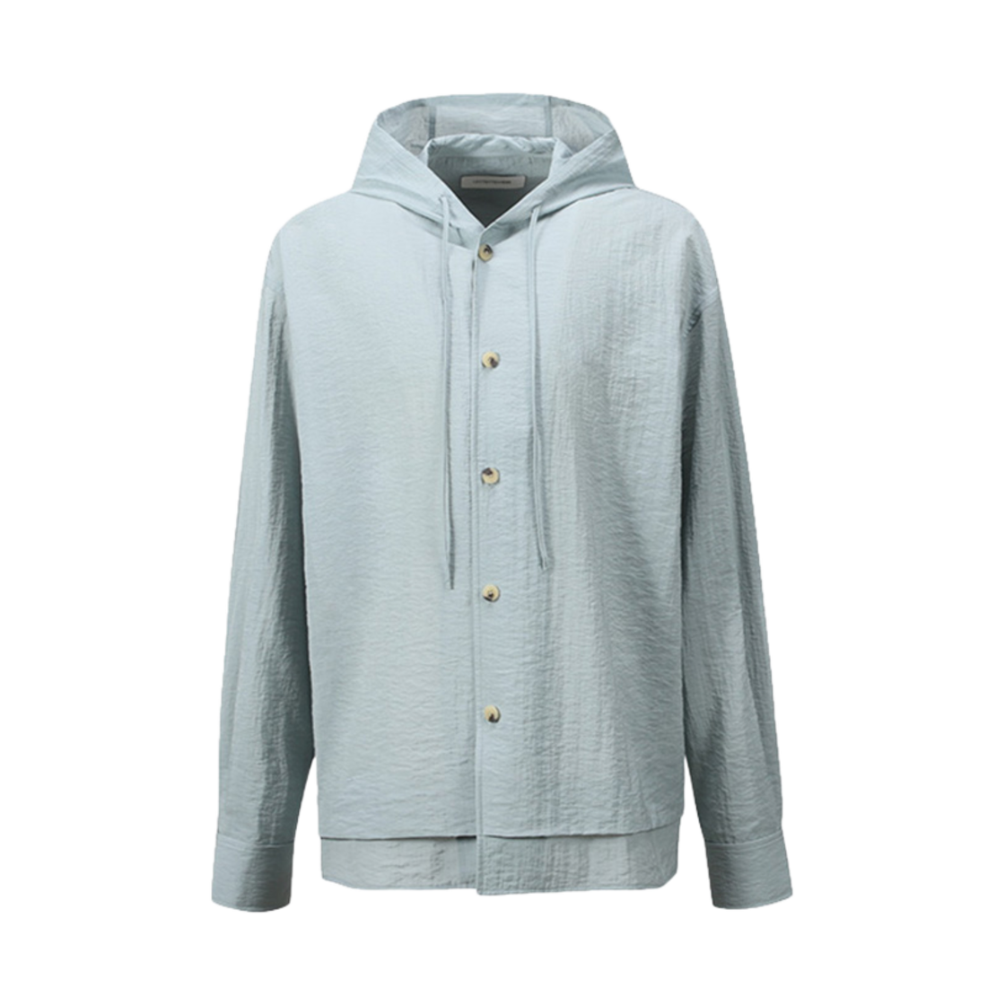 LH2511SH005EMT Le17Septembre Double Layered Hooded Shirt Mint