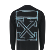 Off-White Marker Arrow Skate L/S T-Shirt Black