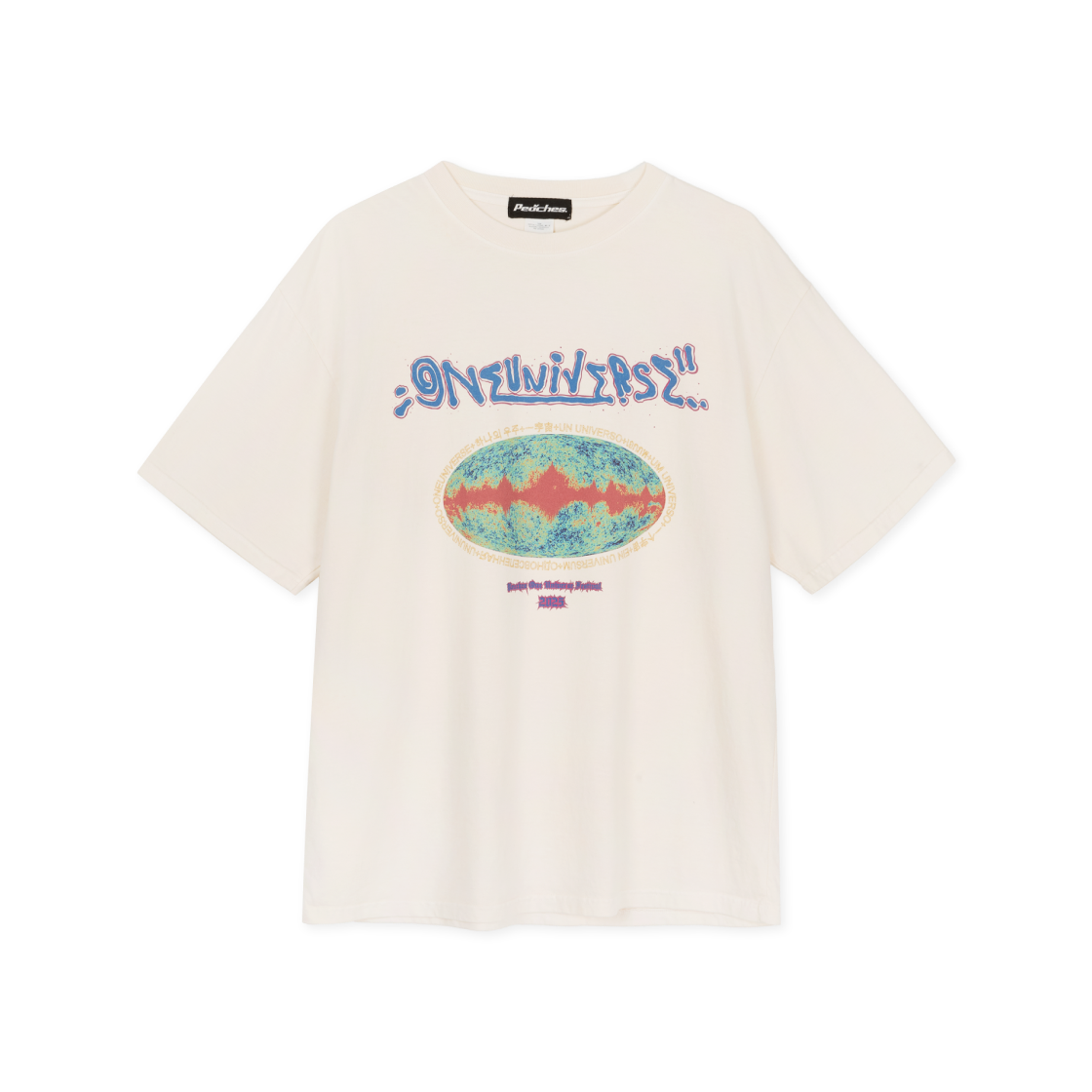원유니버스 숏슬리브 티셔츠 화이트(ONEUNIVERSE S/S TEE WHITE)