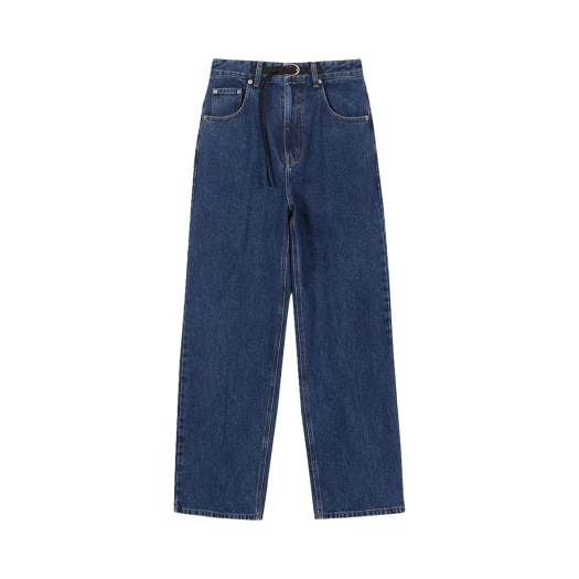 EEZ-1O353-M-DP01-BL EENK Zenim Belted Denim Pants Blue