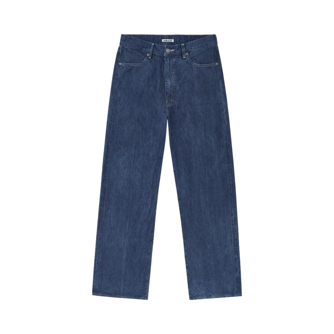 오라리 셀비지 페이디드 라이트 데님 팬츠 라이트닝 이펙트 - 22SS(Auralee Selvedge Faded Light Denim Pants Lightning Effect - 22SS)