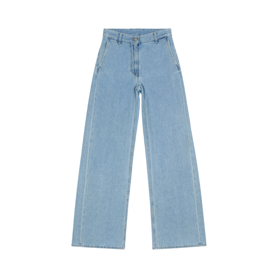 S52LA0192S30846962 (W) MM6 Maison Margiela Mid Rise Jeans Pale Blue