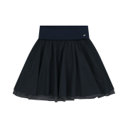 COYSEIO Double Shirring Skirt Navy