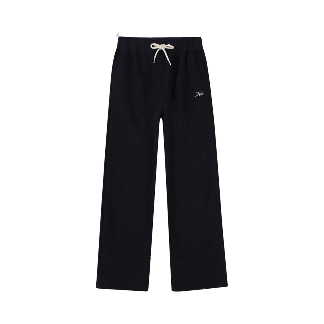 네이비 시어링 솔리드 밴딩 팬츠 네이비(Neib Shearing Solid Banding Pants Navy)