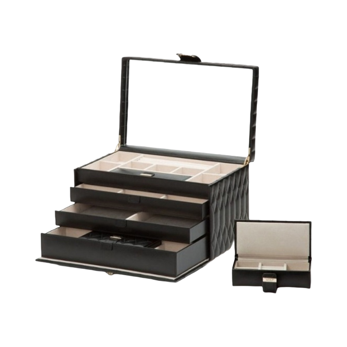 울프 1834 캐롤라인 라지 박스 블랙(Wolf 1834 Caroline Large Box Black)