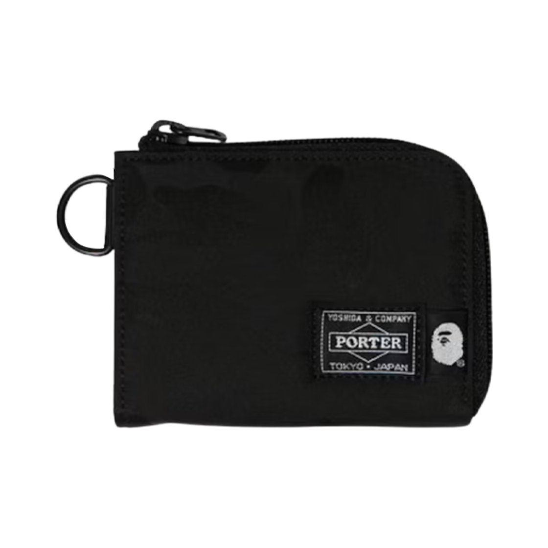 - BAPE x Porter Jacquard Camo Mini Wallet Black