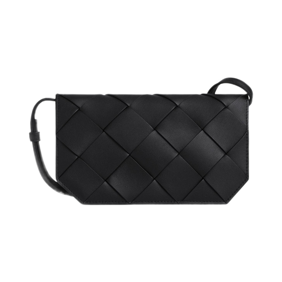 보테가 베네타 디아고 폰 파우치 블랙(Bottega Veneta Diago Phone Pouch Black) - 1