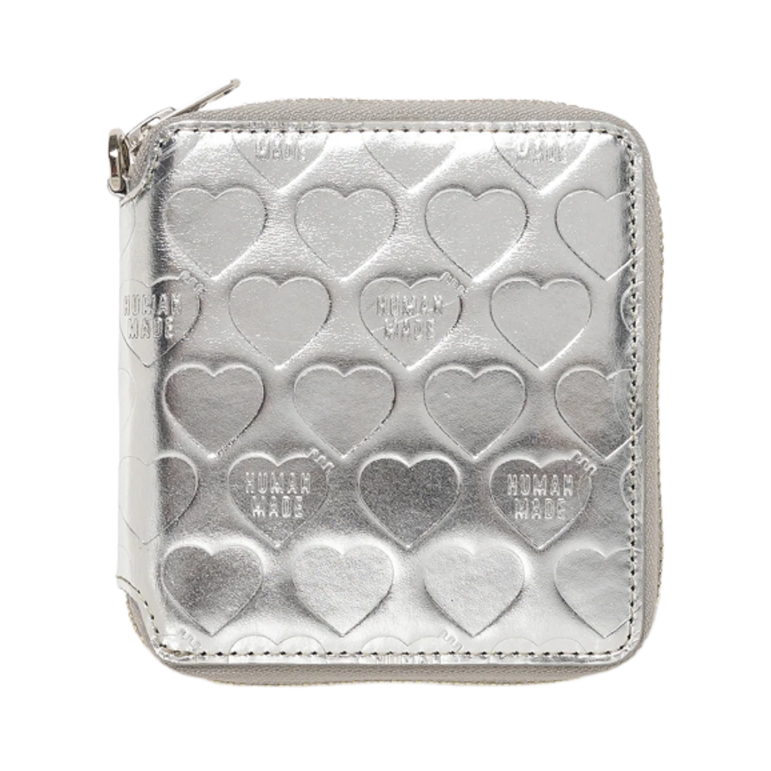 HM29GD039 Human Made Leather Wallet Silver