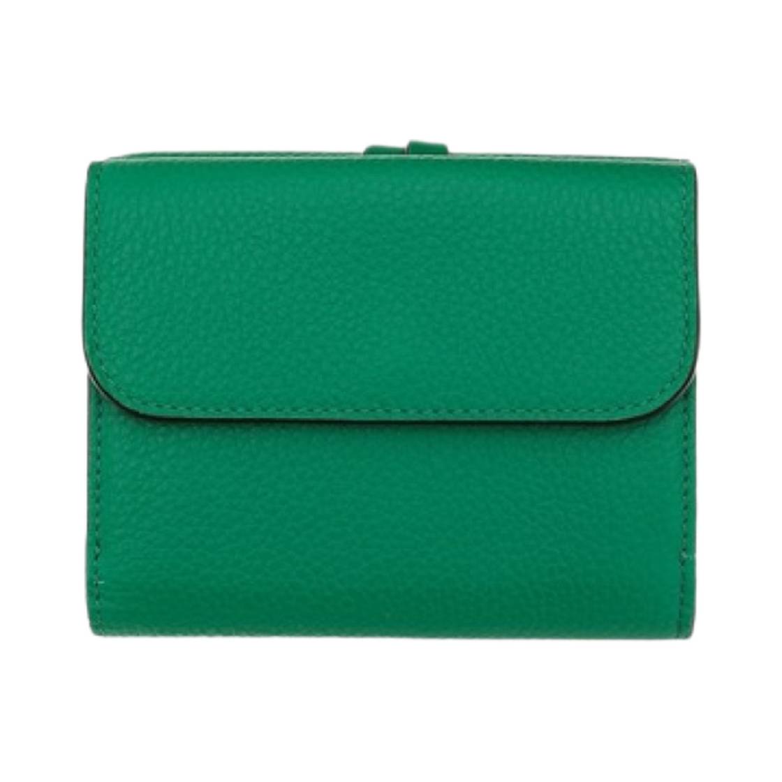 끌로에 알파벳 그레인드 샤이니 카프스킨 플랩 지갑 팝 그린(Chloe Alphabet Grained Shiny Calfskin Flap Wallet Pop Green) - 2
