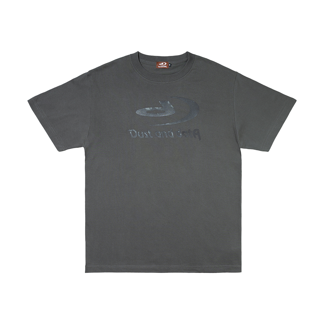 더스트앤데이터 클리어 코어 로고 티 차콜(Dust and Data Clear Core Logo Tee Charcoal)