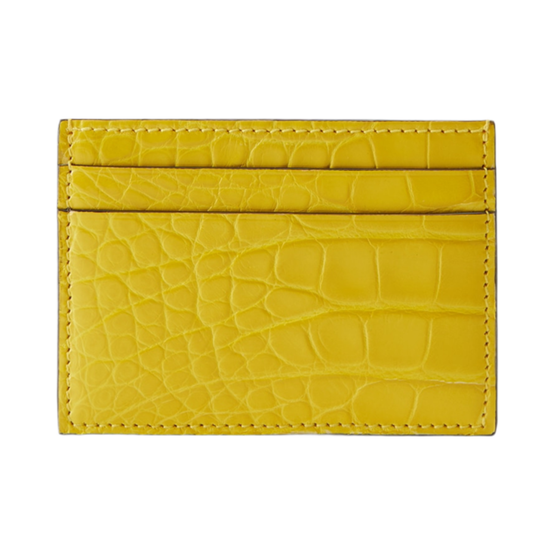 구찌 크로커다일 카드 케이스 옐로우 크로커다일(Gucci Crocodile Card Case Yellow Crocodile) - 1