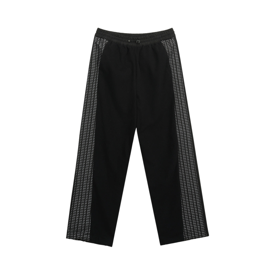(W) 마뗑킴 플리스 트랙 팬츠 블랙((W) Matin Kim Fleece Track Pants Black) - 1