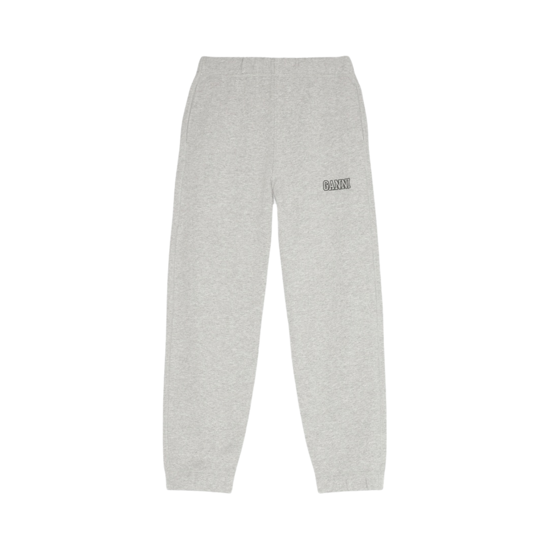 (W) 가니 소프트웨어 이솔리 엘라스티케이티드 팬츠 팔로마 멜란지((W) Ganni Software Isoli Elasticated Pants Paloma Melange)
