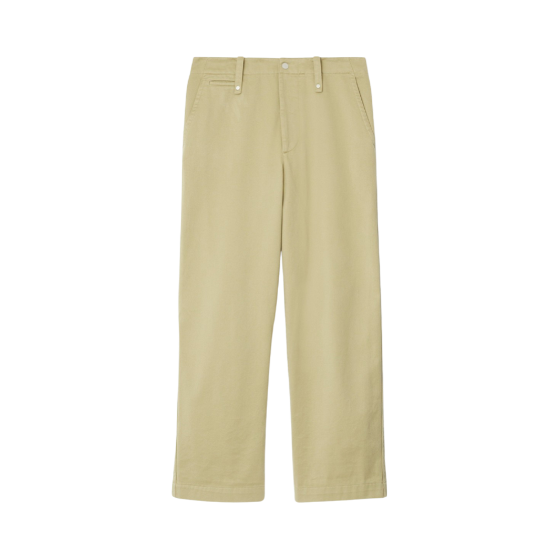 8076646 Burberry Cotton Satin Trousers Hunter