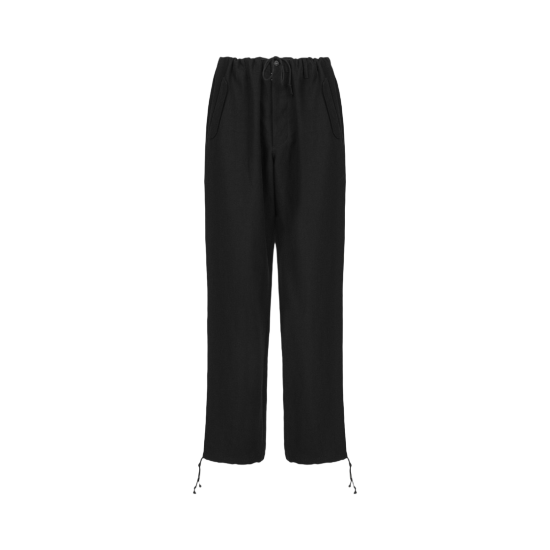 메종 마르지엘라 리넨 트라우저 블랙(Maison Margiela Linen Trousers Black) - 1