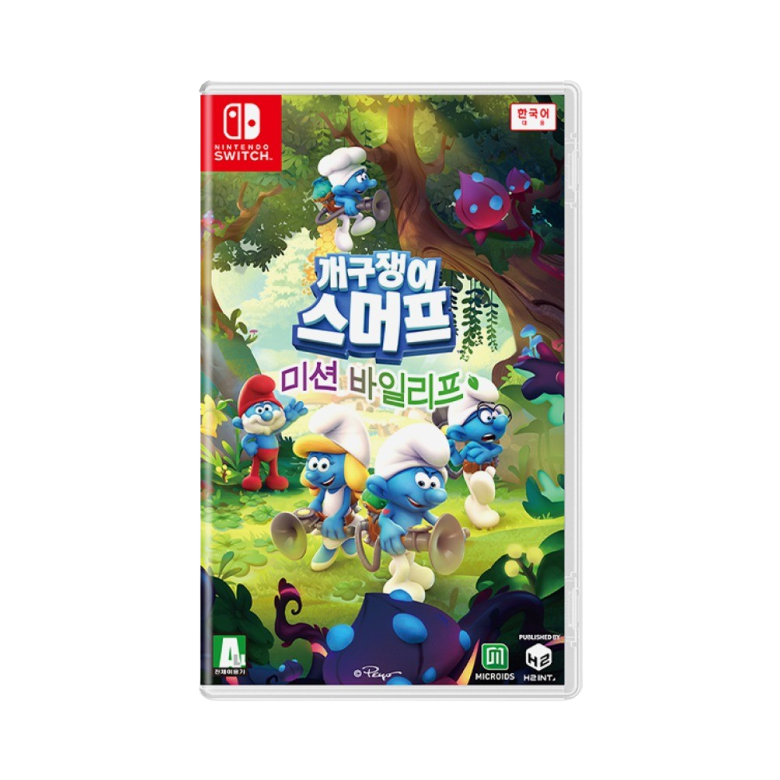 닌텐도 스위치 개구쟁이 스머프 미션 바일리프 (국내 정식 발매 제품)(Nintendo Switch The Smurf Misson Vileaf (Korean Ver.)) - 1