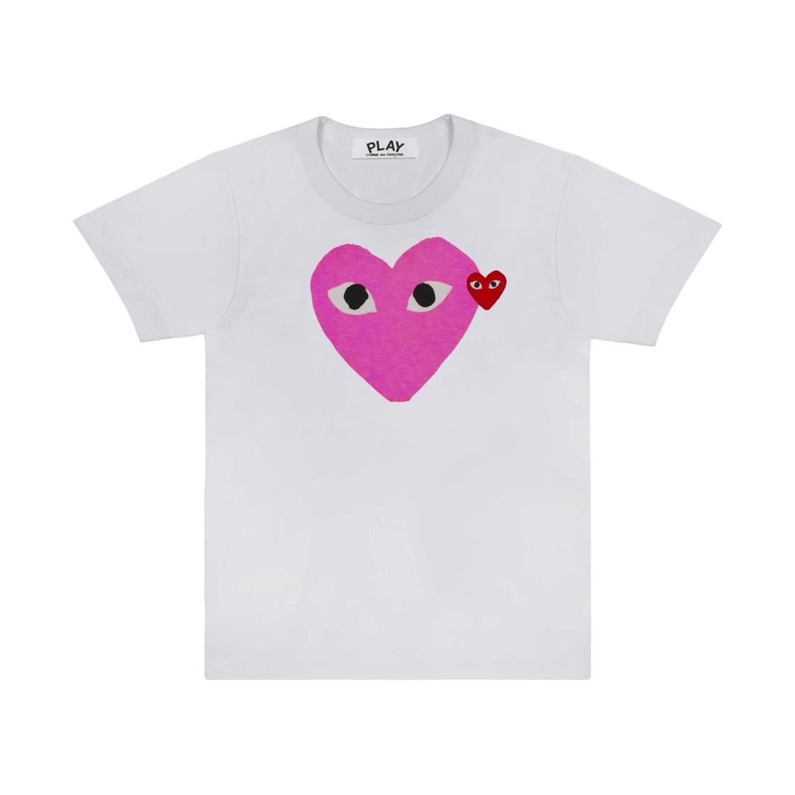 AZ-T106-051-4 Play Comme des Garcons Red Heart T-Shirt Pink