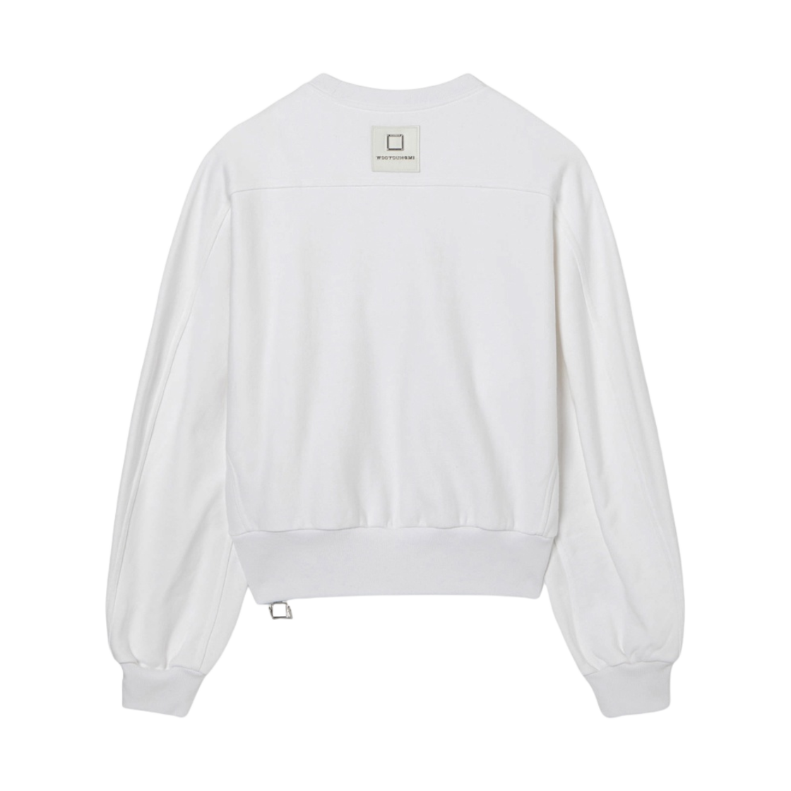 (W) 우영미 라벨 포인트 스웨트셔츠 화이트 - 22SS((W) Wooyoungmi Label Point Sweatshirt White - 22SS) - 2