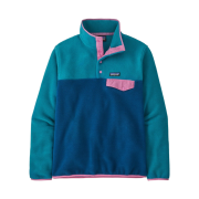 (W) Patagonia Lightweight Synchilla Snap-T Fleece Pullover Lagom Blue